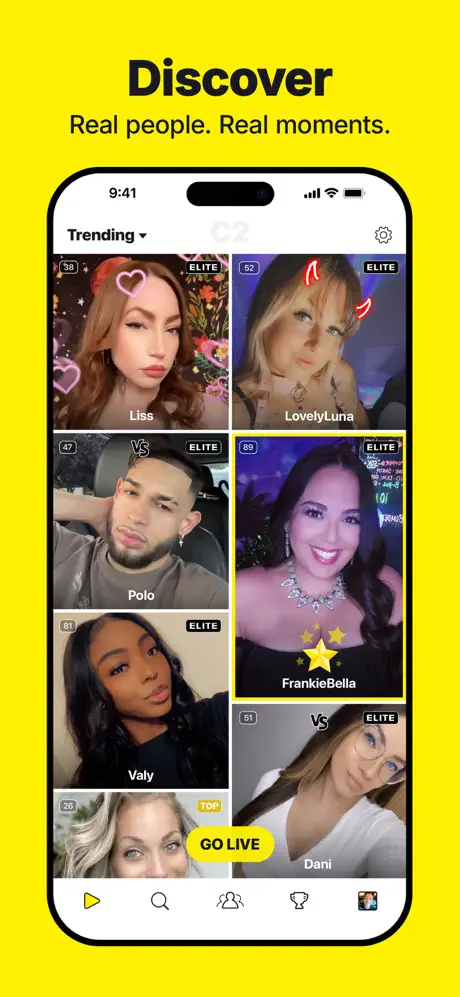 C2 Live App Store preview 2
